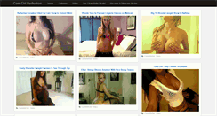 Desktop Screenshot of camgirlperfection.com